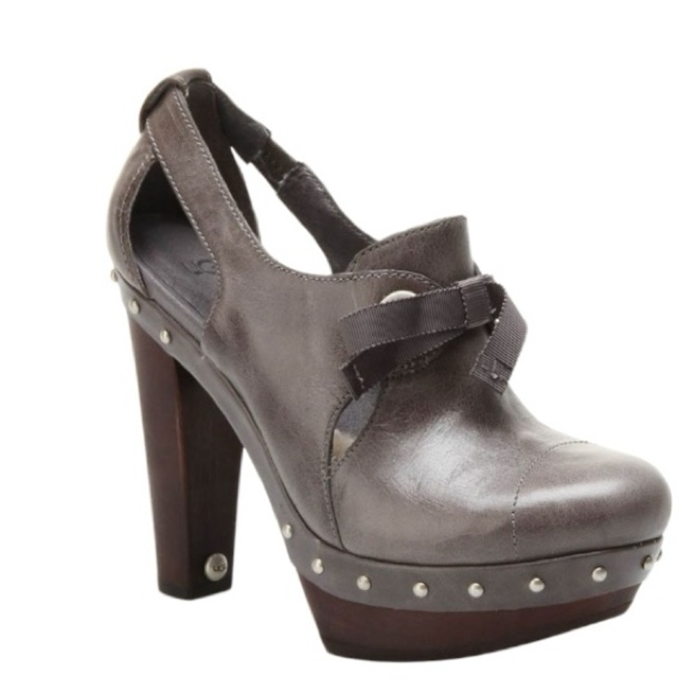UGG Charcoal Celestina Platforms